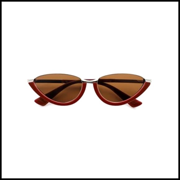 Vintage Cat Eye Sunglasses with UV Protection, Lightweight Frame main image 4